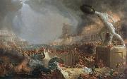 Thomas Cole the course of empire destruction Sweden oil painting reproduction